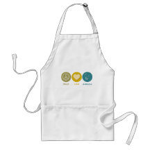Peace Love Maracas Apron