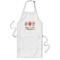 Peace Love Martini Apron