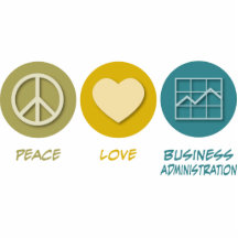 Peace Love Master of Business Administration Photo Cut Outs