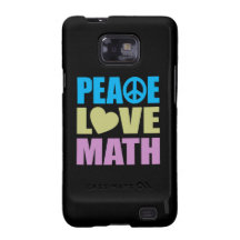 Peace Love Math Samsung Galaxy S2 Case