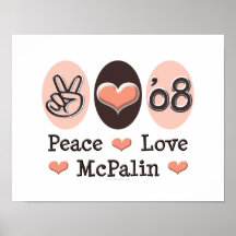 Peace Love McPalin Poster 08