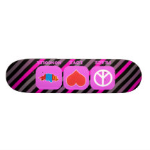 Peace Love Mongolia Skate Deck