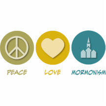Peace Love Mormonism Photo Cut Out