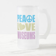 Peace Love Museums Coffee Mug
