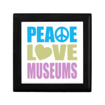 Peace Love Museums Keepsake Box