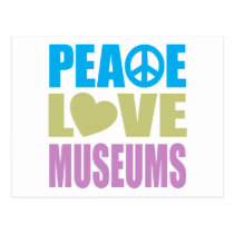 Peace Love Museums postcards