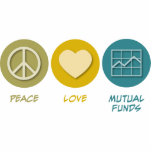 Peace Love Mutual Funds photo sculptures
