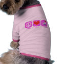 Peace Love Netherlands pet clothing