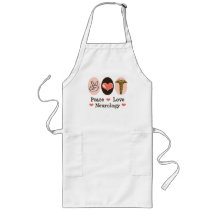 Peace Love Neurology Neurologist Apron