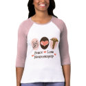 Peace Love Neurosurgery Raglan Tshirt