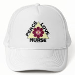 Peace Love Nurse hats
