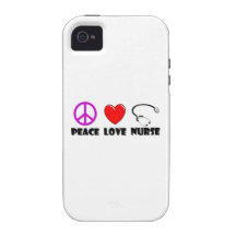 Peace Love Nurse Vibe iPhone 4 Case