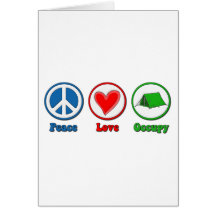Peace Love Occupy Greeting Card