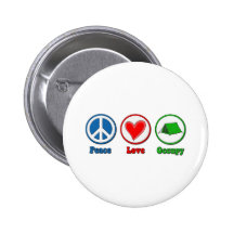 Peace Love Occupy Pin