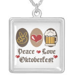 Peace Love Oktoberfest Necklace