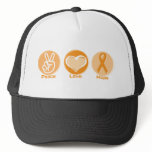 Peace Love Orange Hope hats