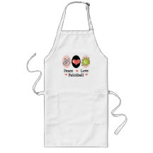 Peace Love Paintball Apron