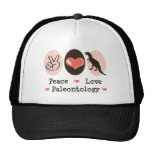 Peace Love Paleontology Cap Mesh Hats