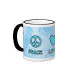 peace love panda mug