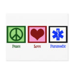 Peace Love Paramedic postcards