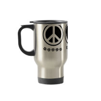 Peace Love Paw Coffee Mugs