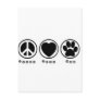 Peace Love Paw