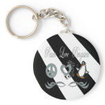 Peace Love Penguins keychains