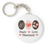 Peace Love Pharmacy Key Chain keychains