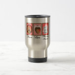 Peace Love Pharmacy Student Gifts Mugs