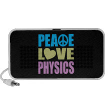 Peace Love Physics iPhone Speaker