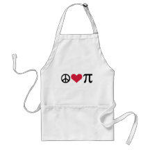 Peace, Love & Pi Apron