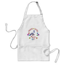 Peace Love PIGEONS Aprons