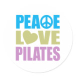 Peace Love Pilates stickers