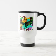 Peace Love Pinball Mug