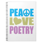 Peace Love Poetry Note Book