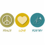 Peace Love Poetry photo sculptures