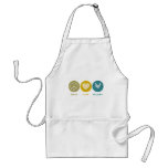 Peace Love Poultry aprons