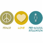 Peace Love Pre-School Education photo sculptures