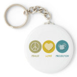 Peace Love Projection keychains