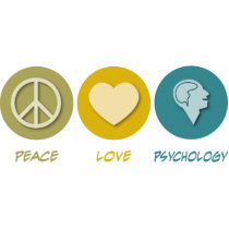 Peace Love Psychology Photo Sculptures