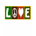 Peace Love Quilt T- Shirt