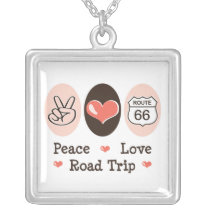 Peace Love Road Trip Necklace necklaces