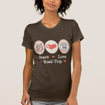 Peace Love Road Trip Route 66 T-shirt t-shirts