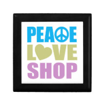 Peace Love Shop Gift Box