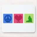 Peace Love Siberian mousepads