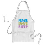 Peace Love Sleep Apron