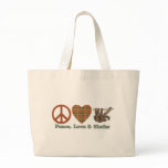 Peace, Love & Sloths bags