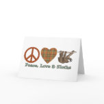 Peace, Love & Sloths cards