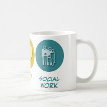 Peace Love Social Work Coffee Mug