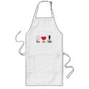 peace love sookie aprons
